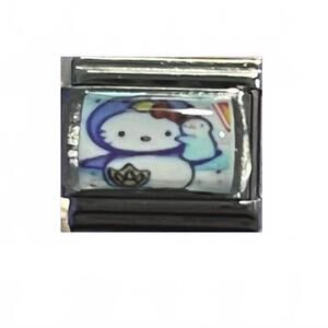 Hello kitty as a penguin charm